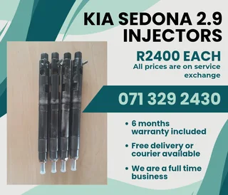 Kia Sedona 2.9 Injectors For Sale With Warranty On