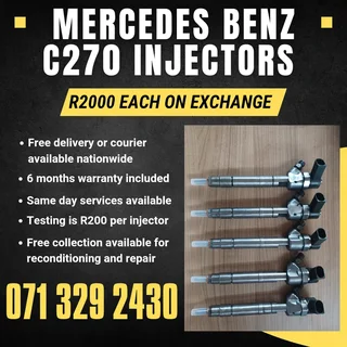 Mercedes Benz C270 Injectors For Sale With Warranty