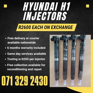 Hyundai H1 Injectors For Sale With Warranty On