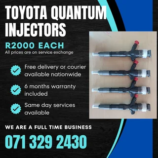 Toyota Quantum Diesel Injectors For Sale With Warranty