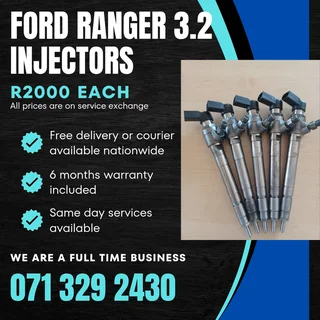Ford Ranger 3.2 Injectors For Sale With Warranty On