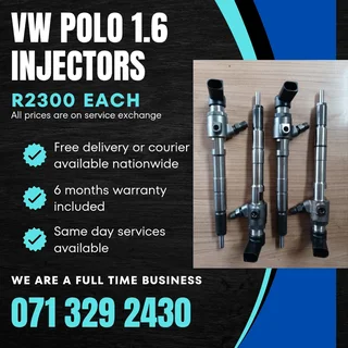Vw Polo 1.6 Diesel Injectors For Sale With Warranty