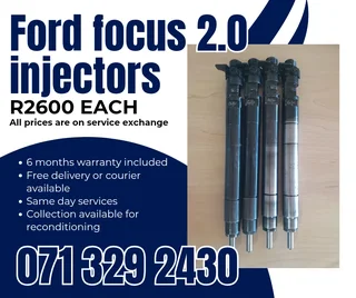 Ford Focus 2.0 Injectors For Sale With Warranty On