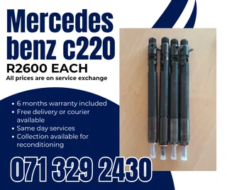 Mercedes Benz C220 Diesel Injectors For Sale With Warranty