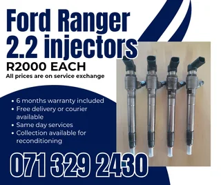 Ford Ranger 2,2 Injectors For Sale With Warranty On