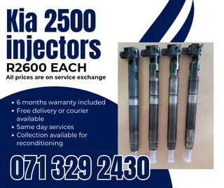 Kia 2500 Injectors For Sale With Warranty On