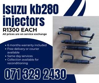 Isuzu Kb280 Injectors For Sale With Warranty On