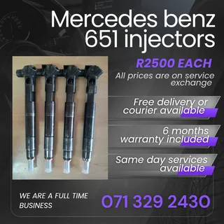 Mercedes Benz Sprinter 651 Injectors For Sale With Warranty