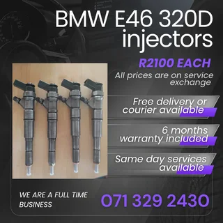 Bmw E46 320d Injectors For Sale With Warranty Included