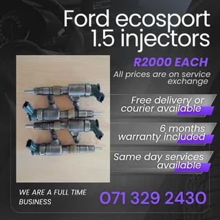 Ford Ecosport 1.5 Injectors For Sale With Warranty