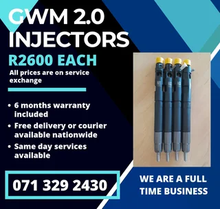 Gwm 2.0 Injectors For Sale With Warranty