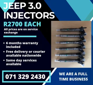 Jeep 3.0 Injectors For Sale With Warranty Included