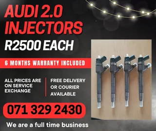 Audi 2.0 Injectors For Sale With Warranty