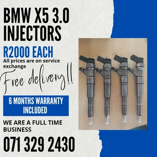 Bmw X5 3.0 Injectors For Sale With Warranty