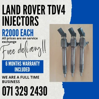 Land Rover Tdv4 Injectors For Sale With Warranty Included