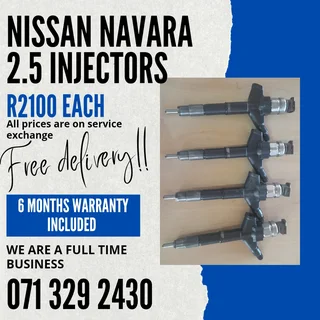 Nissan Navara 2.5 Injectors For Sale With Warranty Included