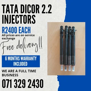 Tata Dicor 2.2 Injectors For Sale With Warranty Included