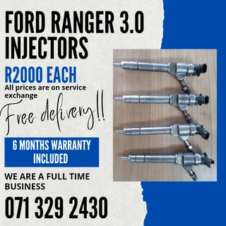 Ford Ranger 3.0 Injectors For Sale With Warranty Included