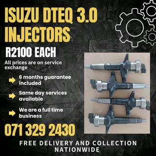 Isuzu Dteq 3.0 Injectors For Sale With Warranty