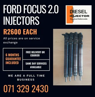 Ford Focus 2.0 Injectors For Sale With Warranty Included