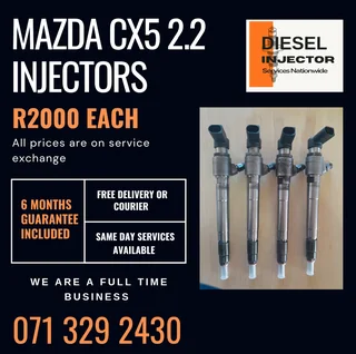 Mazda Cx5 2.2 Injectors For Sale With Warranty