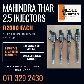 Mahindra Thar 2.5 Injectors For Sale With Warranty