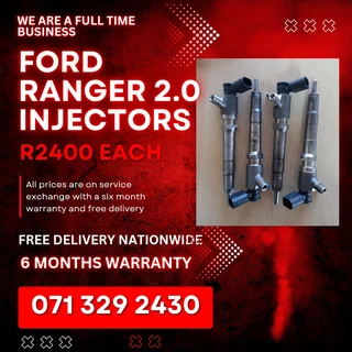 Ford Ranger 2.0 Injectors For Sale With Warranty