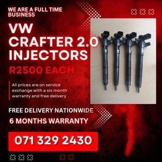 Vw Crafter 2.0 Injectors For Sale With Warranty