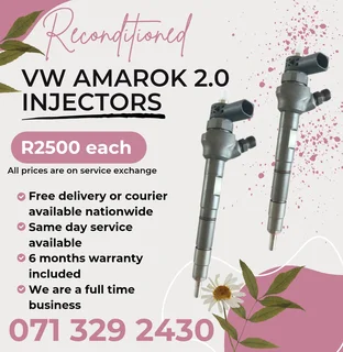 Vw Amarok 2.0 Injectors For Sale With Warranty