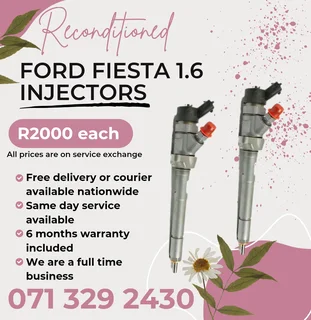 Ford Fiesta 1.6 Injectors For Sale With