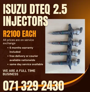 Isuzu Dteq 2.5 Injectors For Sale With Warranty