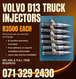 Volvo D13 Truck Injectors For Sale With Warranty Included