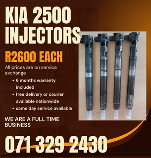 Kia 2500 Injectors For Sale With Warranty Included