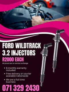 Ford Wildtrack 3.2 Injectors For Sale With Warranty Included