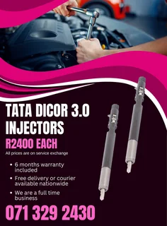 Tata Dicor 3.0 Injectors For Sale With Warranty