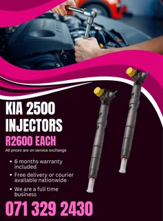 Kia 2500 Injectors For Sale With Warranty Included In