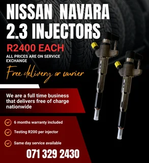 Nissan Navara 2.3 Injectors For Sale With Warranty Included