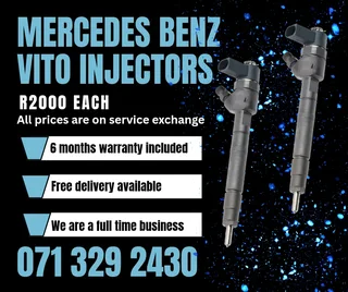 Mercedes Benz Vito Diesel Injectors For Sale With Warranty