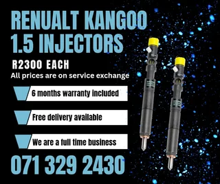 Renualt Kangoo 1.5 Injectors For Sale With Warranty Included