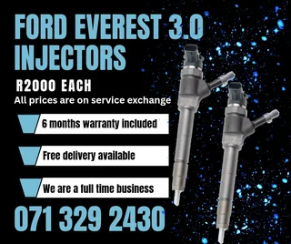 Ford Everest 3.0 Injectors For Sale With Warranty Included In
