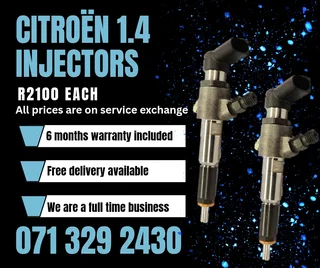 Citroën 1.4 Injectors For Sale With Warranty Included