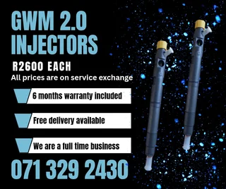 Gwm 2.0 P Series Injectors For Sale With Warranty Included