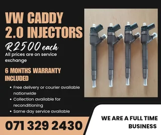 Vw Caddy 2.0 Injectors For Sale With Warranty