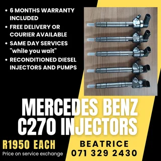 Mercedes Benz C270 Injectors For Sale With Warranty
