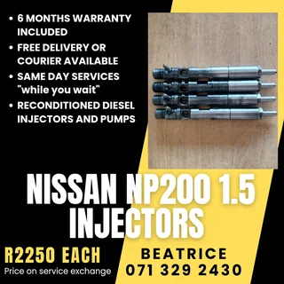 Nissan Np200 1.5 Injectors For Sale With Warranty Included