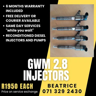 Gwm 2.8 Injectors For Sale With Warranty