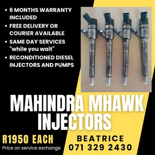Mahindra Mhawk 2.2 Injectors For Sale With Warranty