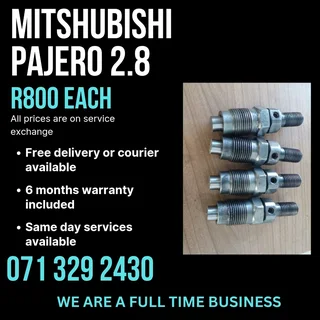 Mitshubishi Pajero 2.8 Injectors For Sale With Warranty