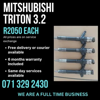 Mitshubishi Triton 3.2 Injectors For Sale With Warranty