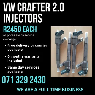 Vw Crafter 2.0 Injectors For Sale With Warranty